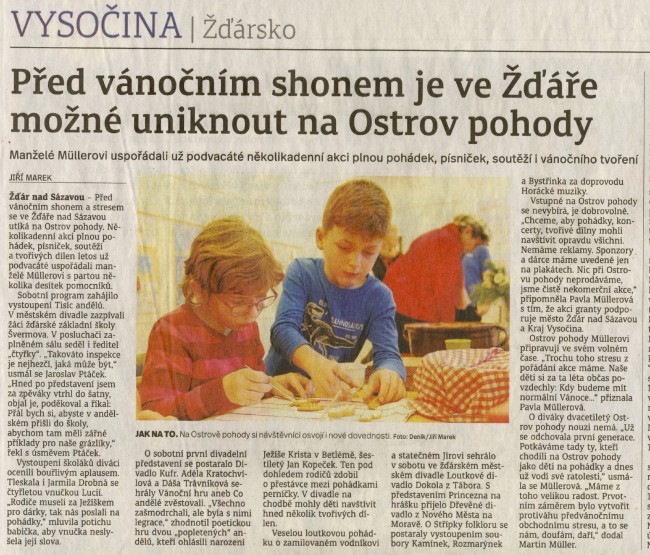 Žďárský deník Vysočina
18. 12. 2017, strana 3